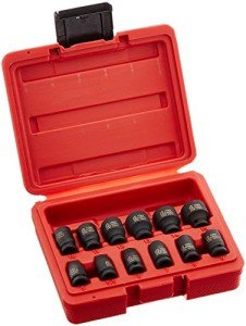 12-Piece Magnetic Impact Socket Set, Metric