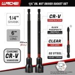 44-Piece 1/4" Drive Socket & Nut Driver Set