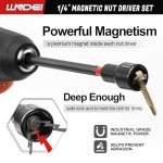 44-Piece 1/4" Drive Socket & Nut Driver Set