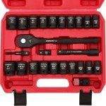 25-Piece Socket Wrench Set with Storage Box