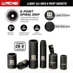 44-Piece 1/4" Drive Socket & Nut Driver Set