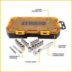 DEWALT 25-Piece SAE/Metric Drive Socket Set