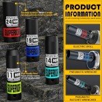 12-Piece Metric Deep Impact Socket Set