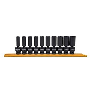 10-Pc 3/8" Drive Deep Impact Socket Set