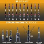 55-Piece Magnetic Nut Driver and Bit Set