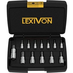 LEXIVON 13-Piece Torx Bit Socket Set