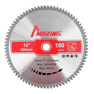 12" 100T Circular Saw Blade for Aluminum and Plastics