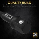 LEXIVON 3-Piece Impact Grade Socket Adapter Set