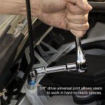 Neiko 76-Piece Mechanics Tool Ratchet and Socket Set