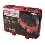 SUNEX 2640 19-Piece 1/2" Drive Impact Socket Set