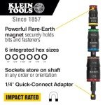 Klein Tools 7-in-1 SAE Impact Driver Set