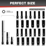 29-Piece Deep Impact Socket Set with Extensions