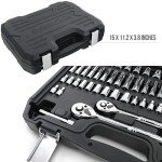 Mechanic's Tool Socket Set - 123 Pieces