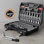 Mechanic's Tool Socket Set - 123 Pieces