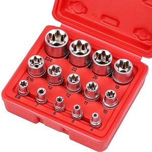 Sedy 14-Piece E-TORX Socket Set