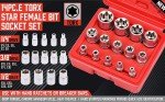 Sedy 14-Piece E-TORX Socket Set