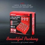 Sedy 14-Piece E-TORX Socket Set