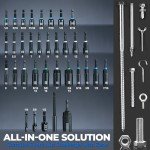 Magnetic Impact Nut Driver Set - 34 Pieces