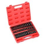 50-Piece 1/4" Impact Socket Set, SAE/Metric