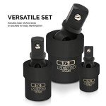 Neiko Impact Universal Joint Socket Extension Set