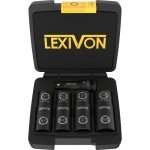 LEXIVON 1/2-Inch Drive Lug Nut Socket Set