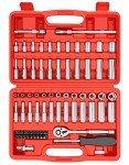 74-Piece 1/4" Drive Socket Set with Ratchets