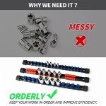 Socket Organizer Set with 9 Clip Holders