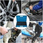 VEVOR 19-Piece 1/2" Impact Socket Set