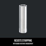 CRAFTSMAN 10mm Deep Socket, 1/4-Inch Drive