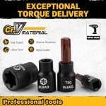 31-Piece Premium Torx Bit Socket Set