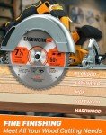 EASEWORK 60T Circular Saw Blades, 3-Pack