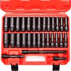 29-Piece 1/2" Drive Impact Socket Set