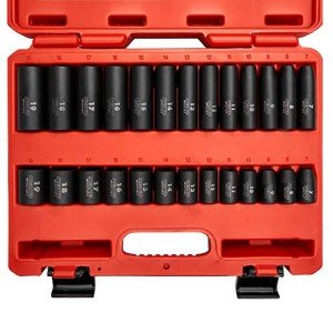 Neiko 3/8" Drive Metric Impact Socket Set, 26 Pieces