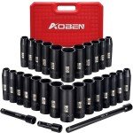 AOBEN 29-Piece Drive Impact Socket Set