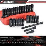 AOBEN 29-Piece Drive Impact Socket Set