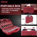 19-Piece Extra Long Allen Hex Bit Socket Set
