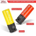 BILITOOLS 1/2" Drive Impact Lug Nut Socket Set