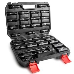 37-Piece Deep Impact Socket Set, 1/2 Inch Drive
