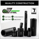 56-Piece 1/4" Impact Socket Set - SAE & Metric