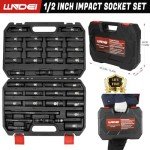 37-Piece Deep Impact Socket Set, 1/2" Drive