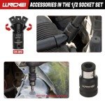 37-Piece Deep Impact Socket Set, 1/2" Drive