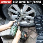 37-Piece Deep Impact Socket Set, 1/2" Drive