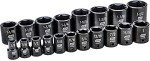 19-Piece 1/2" Drive Impact Socket Set