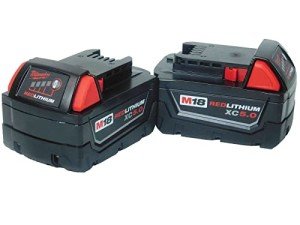 Milwaukee M18 REDLITHIUM XC 5Ah Battery Pack (2)