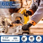 YullSorom 7-1/4" 60-Tooth Circular Saw Blade