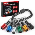 Katerk 6pcs Quick-Change Screwdriver Bit Holders