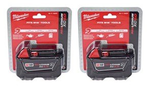 Milwaukee M18 18V 5Ah XC Battery 2 Pack