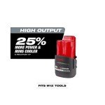 Milwaukee M12 REDLITHIUM 2.5Ah High Output Battery