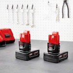 Milwaukee Twin Pack 12V Lithium Ion Batteries