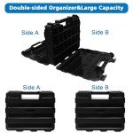 Portable Double-Sided Tool Box Organizer for Hardware
